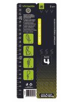 VN-030004 Карповый поводок в оплетке 30lb VN tackle Wide Gape Rig K1 №4, 3шт