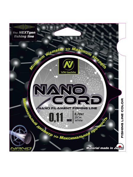 NANO CORD WHITE_0,11мм_A